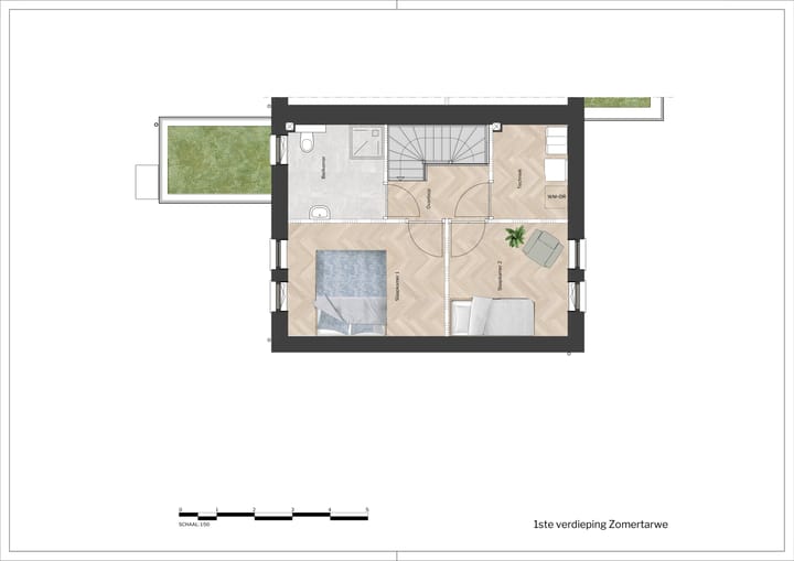 Foto 7 van Tweekapper Zomertarwe (Bouwnr. 7)