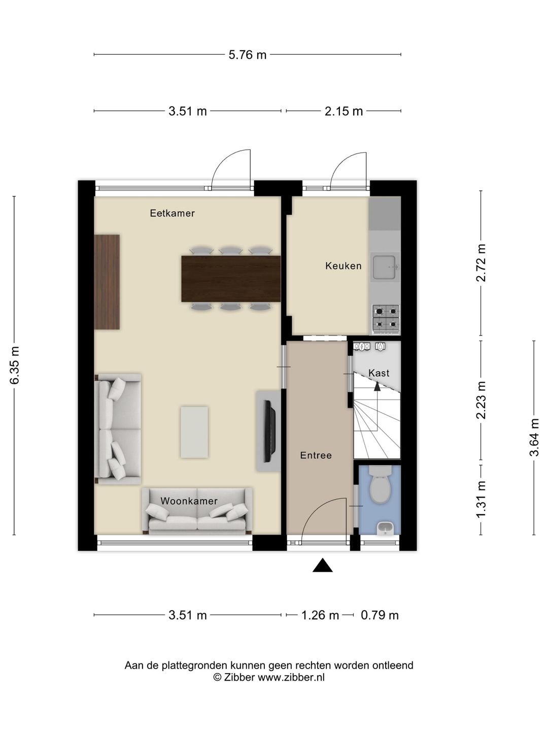 Foto 46 van Kolveniersstraat 17