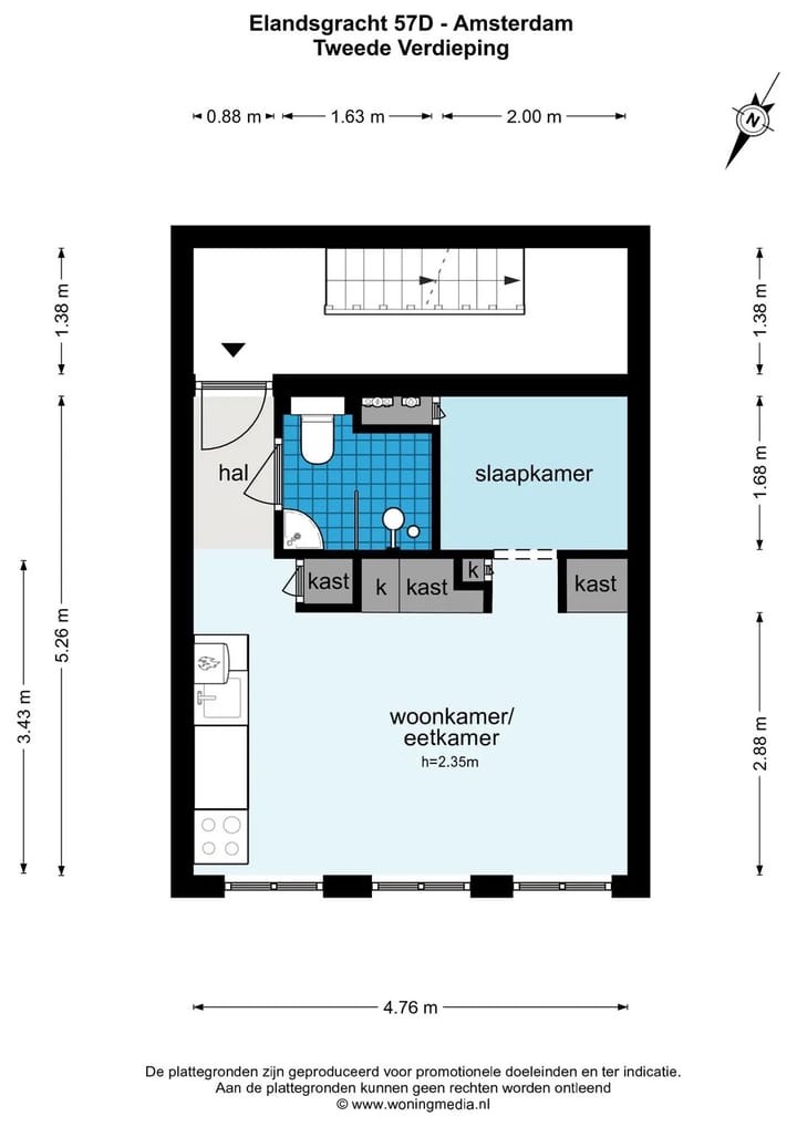 Foto 17 van Elandsgracht 57-D