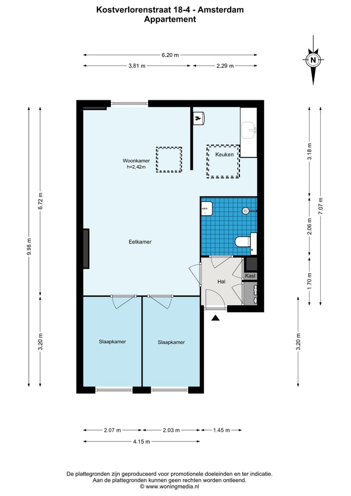 Foto 25 van Kostverlorenstraat 18-4