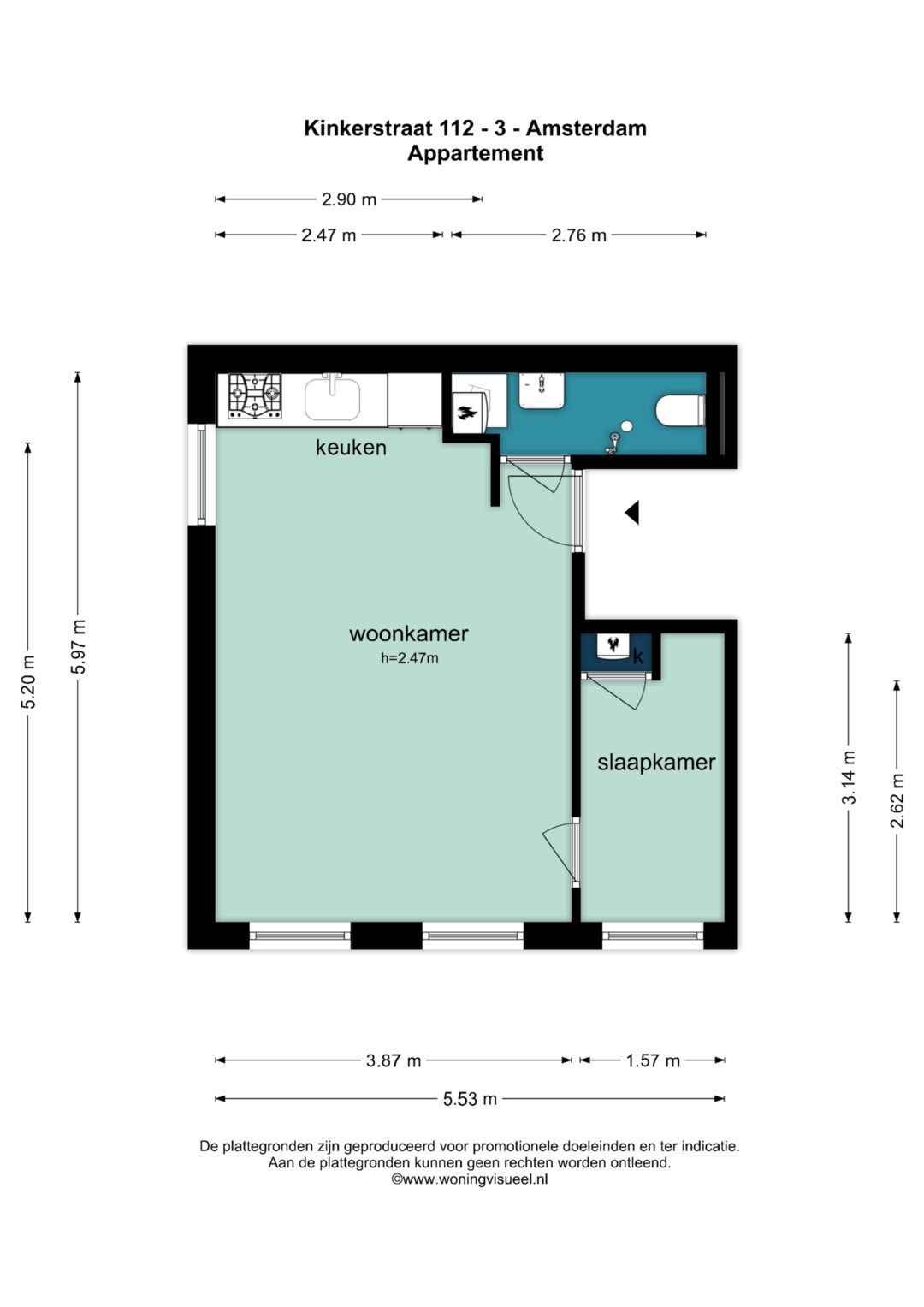 Photo 21 of Kinkerstraat 112-3