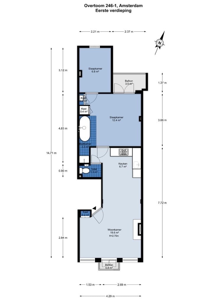 Foto 32 van Overtoom 246-1