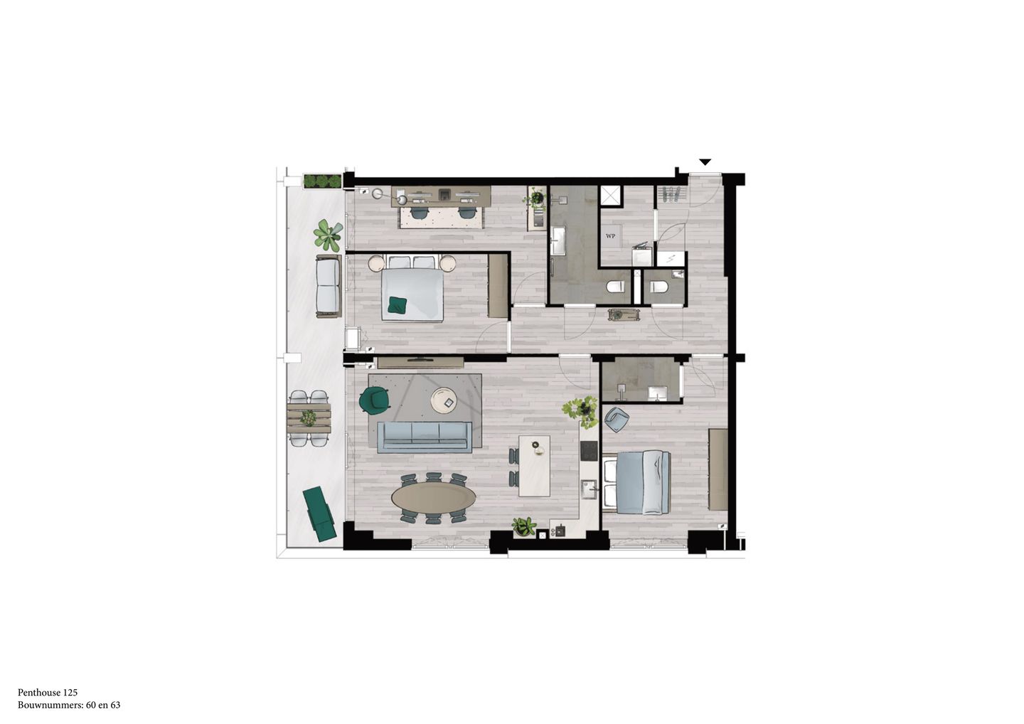 Foto 5 van Penthouse (Bouwnr. 63)