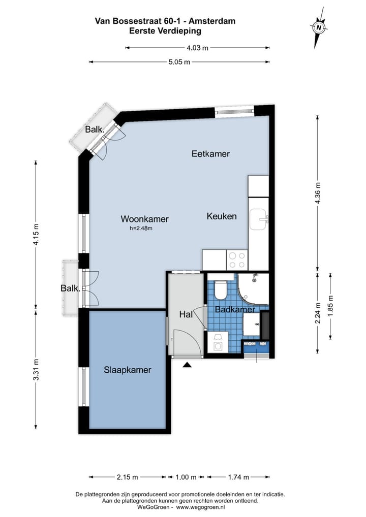 Foto 25 van Van Bossestraat 60-1