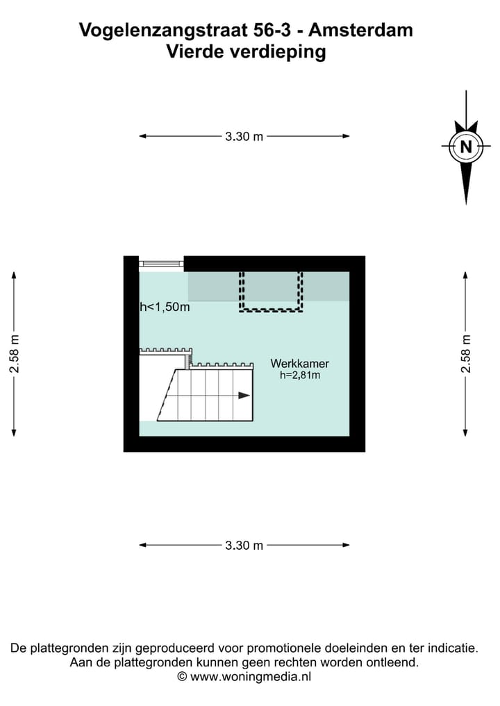 Foto 26 van Vogelenzangstraat 56-3