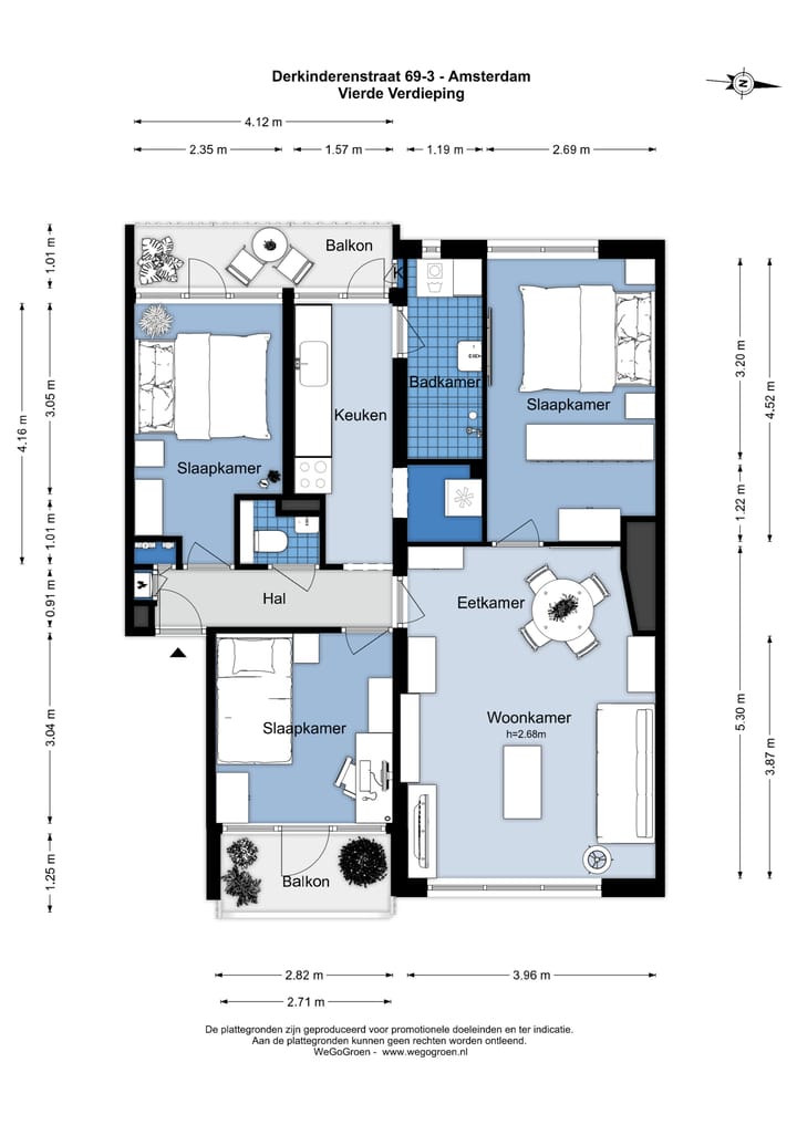 Photo 36 of Derkinderenstraat 69-3