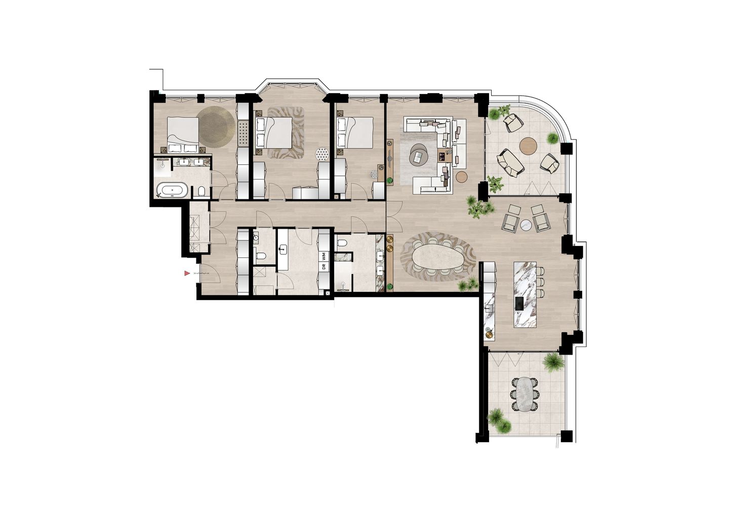 Foto 19 van Appartement (Bouwnr. G1a.01.07)