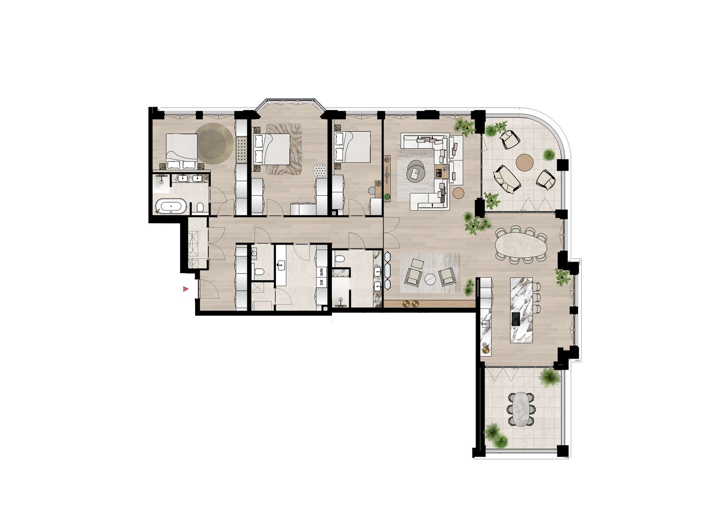 Foto 19 van Appartement (Bouwnr. G1a.02.17)