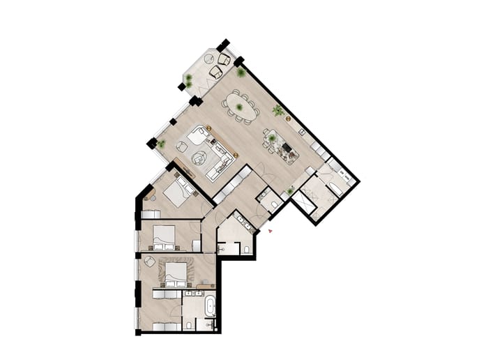 Foto 19 van Appartement (Bouwnr. G1a.04.33)