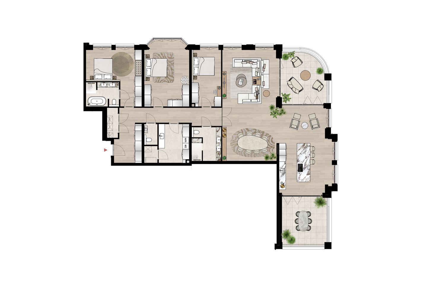 Foto 19 van Appartement (Bouwnr. G1a.04.37)