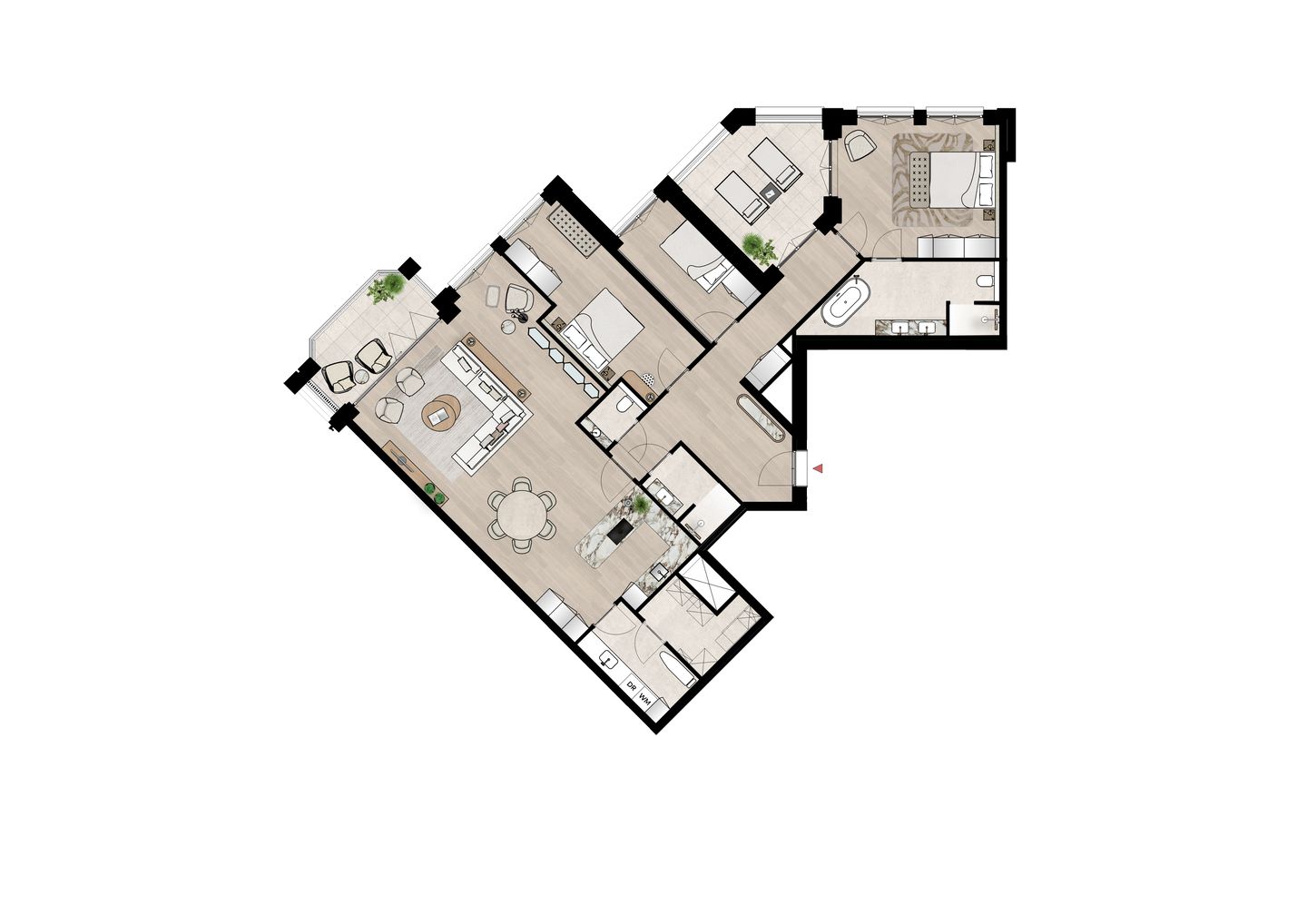 Foto 19 van Appartement (Bouwnr. G1a.03.28)