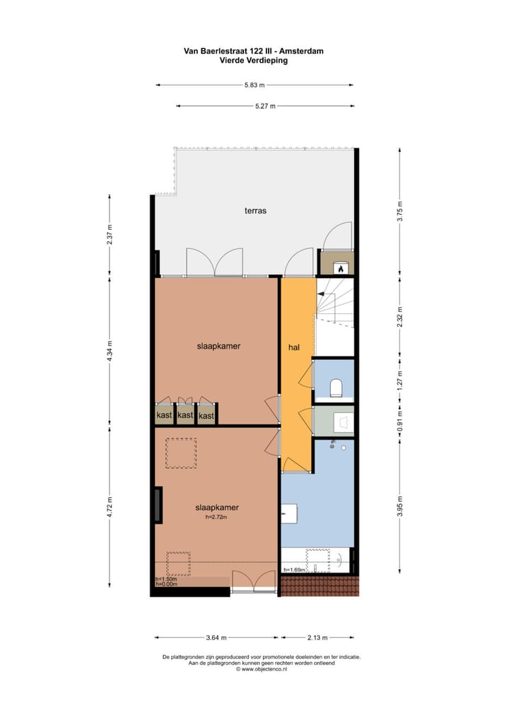 Foto 43 van Van Baerlestraat 122-3