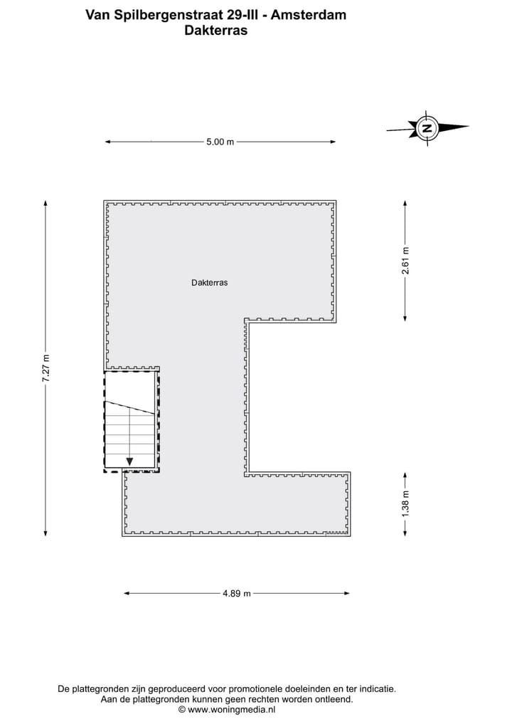 Foto 28 van Van Spilbergenstraat 29-3