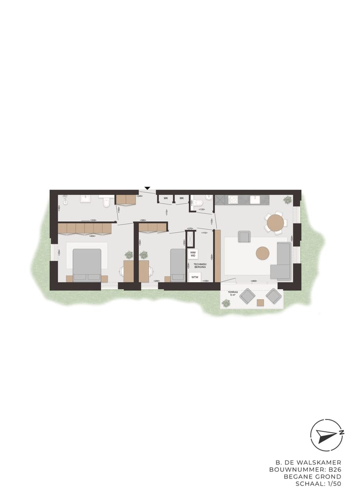 Photo 2 of Boterfabriek l De Walskamer (Bouwnr. B26)