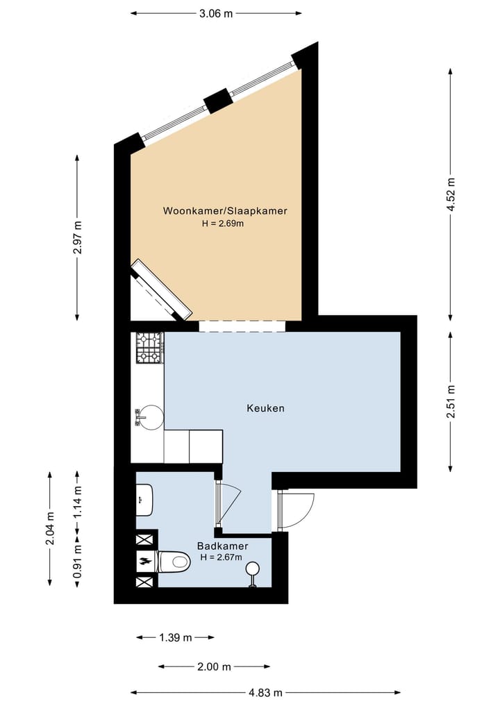 Foto 18 van Predikherenstraat 1-B