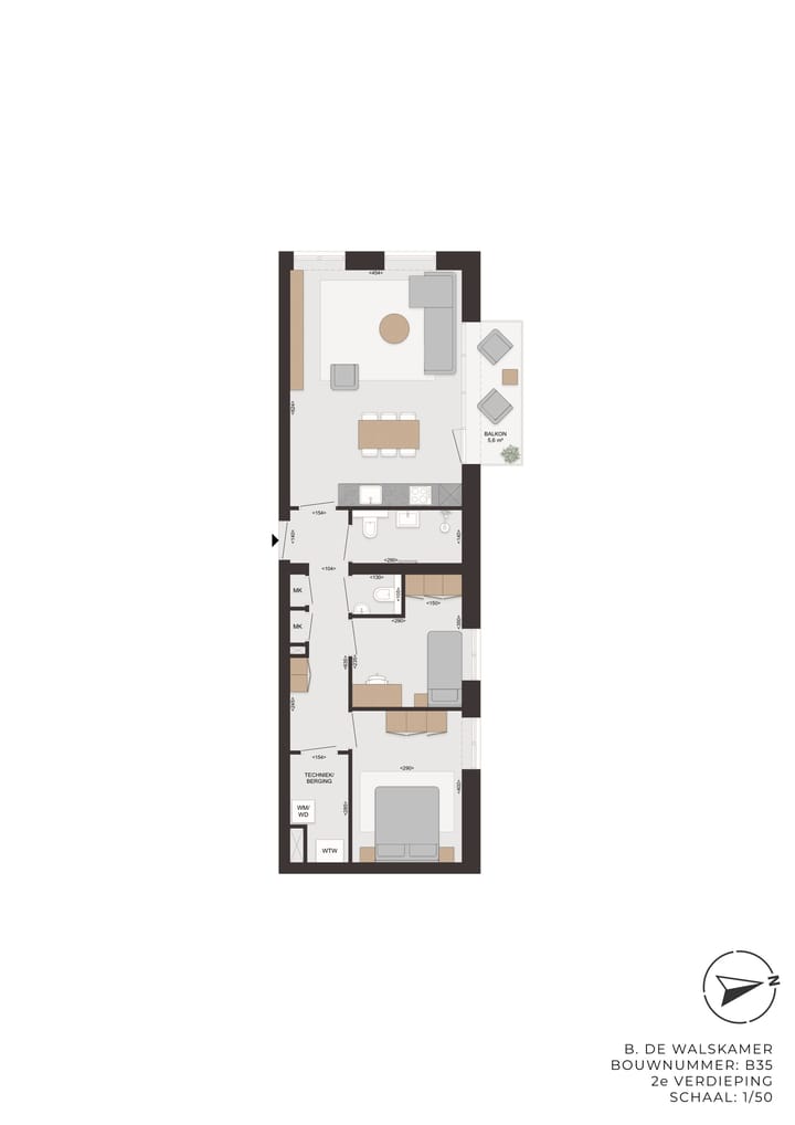 Photo 2 of Boterfabriek | De Walskamer (Bouwnr. B35)