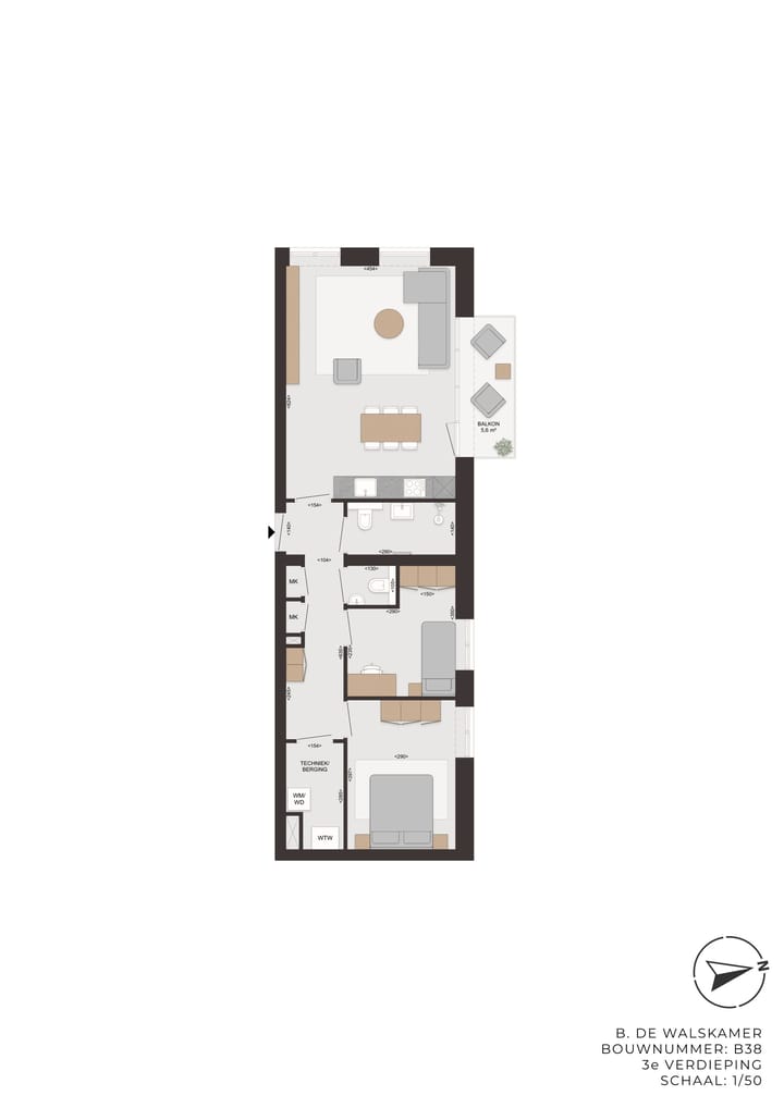 Foto 2 van Boterfabriek | De Walskamer (Bouwnr. B38)