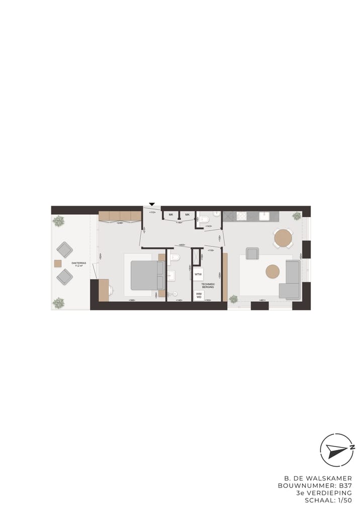 Foto 2 van Boterfabriek | De Walskamer (Bouwnr. B37)