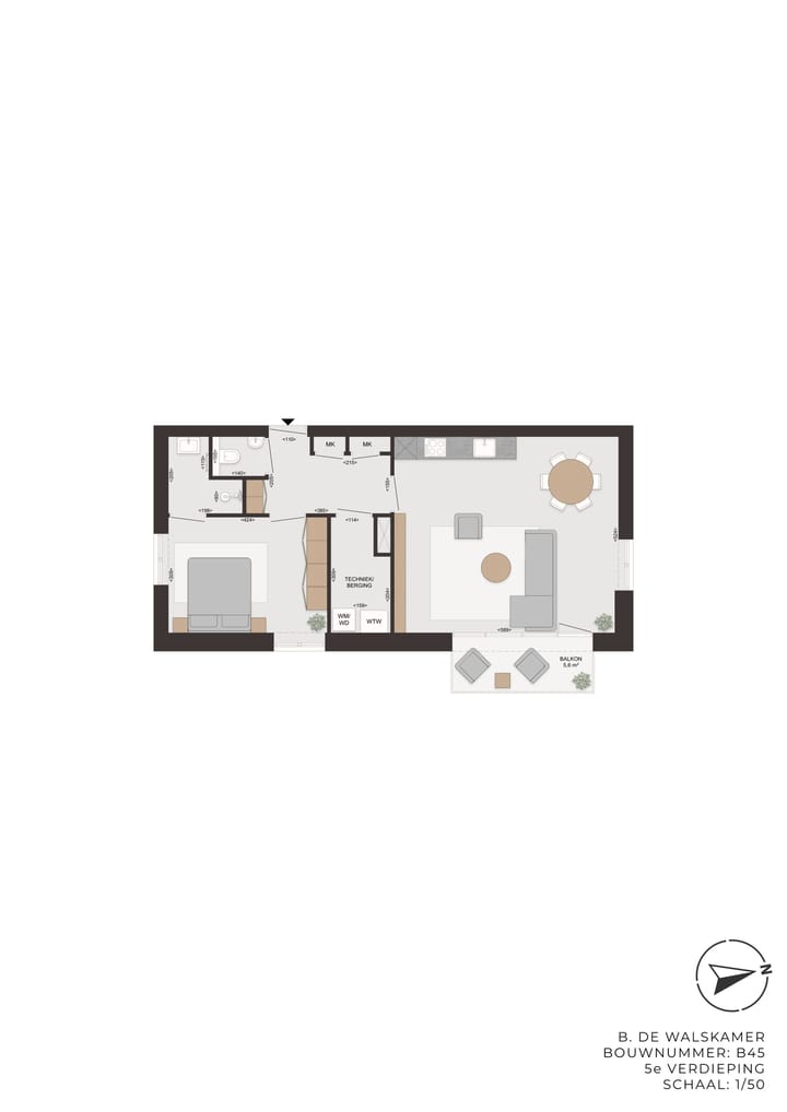 Photo 2 of Boterfabriek | De Walskamer (Bouwnr. B45)