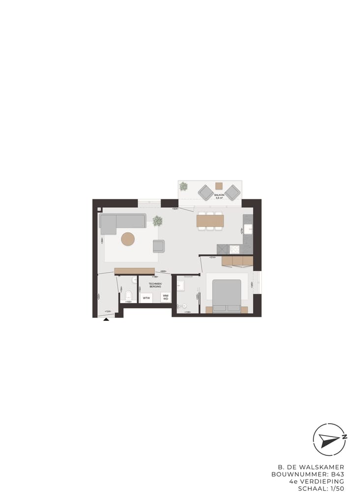 Foto 2 van Boterfabriek | De Walskamer (Bouwnr. B43)