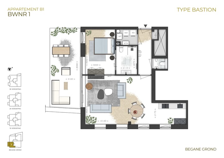 Foto 17 van Bastion - B1 (Bouwnr. 1)