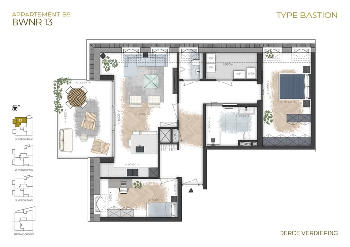 Foto 17 van Bastion - B9 (Bouwnr. 13)