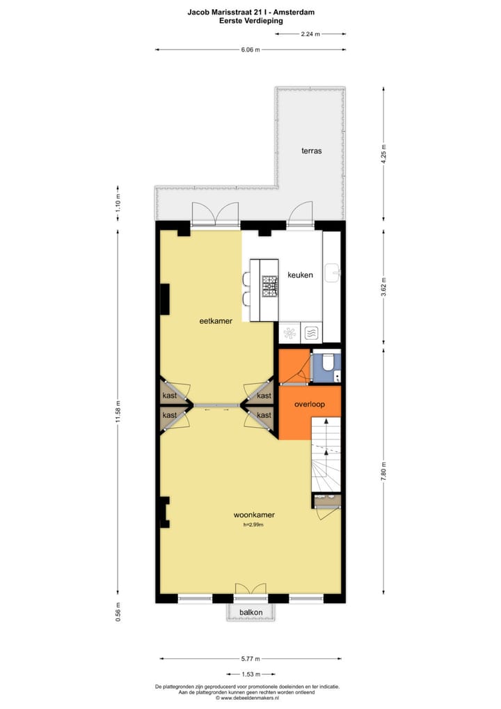 Foto 35 van Jacob Marisstraat 21-1