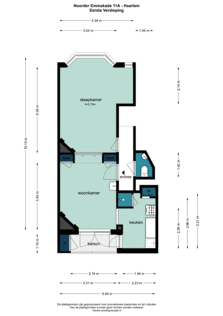 Foto 5 van Noorder Emmakade 11-A