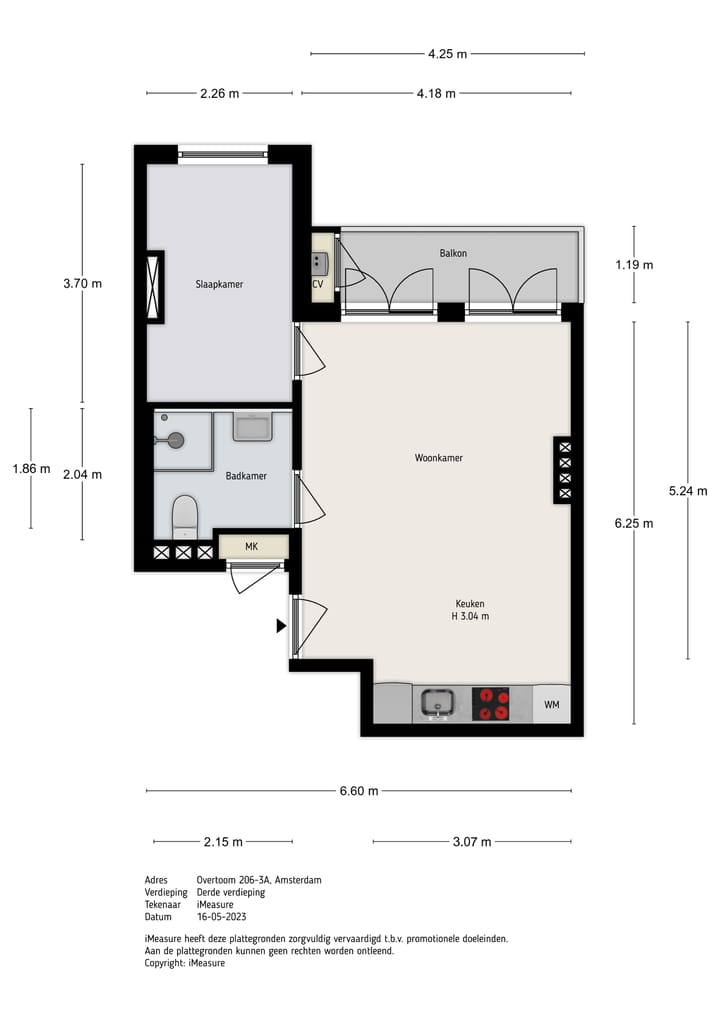 Foto 15 van Overtoom 206-3A