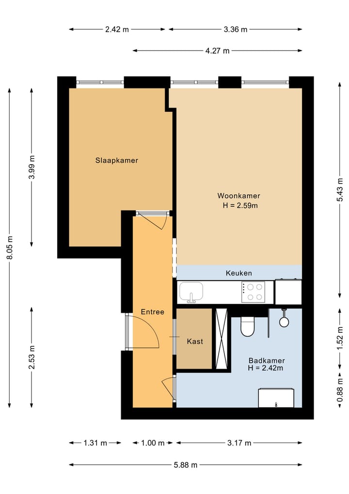 Foto 18 van Czarinastraat 25-C