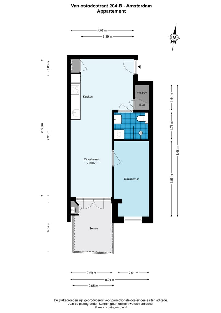 Foto 18 van Van Ostadestraat 204-B