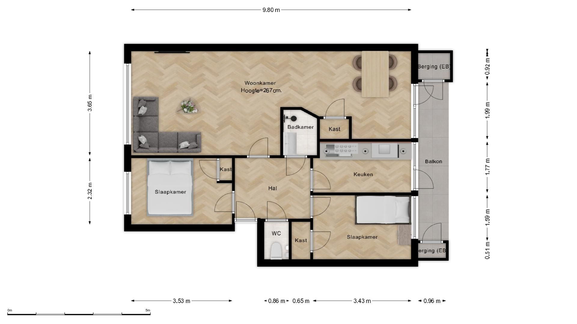 Foto 33 van Carel Vosmaerstraat 48