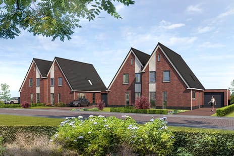 Foto van Standaard + 1 meter uitbouw achter keuken Halfvrijstaande woning