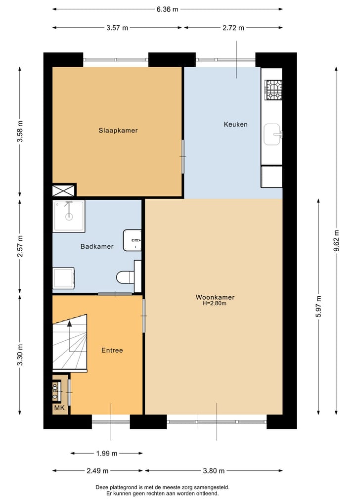 Foto 5 van Pastorietuin tussenwoning (Bouwnr. 4)