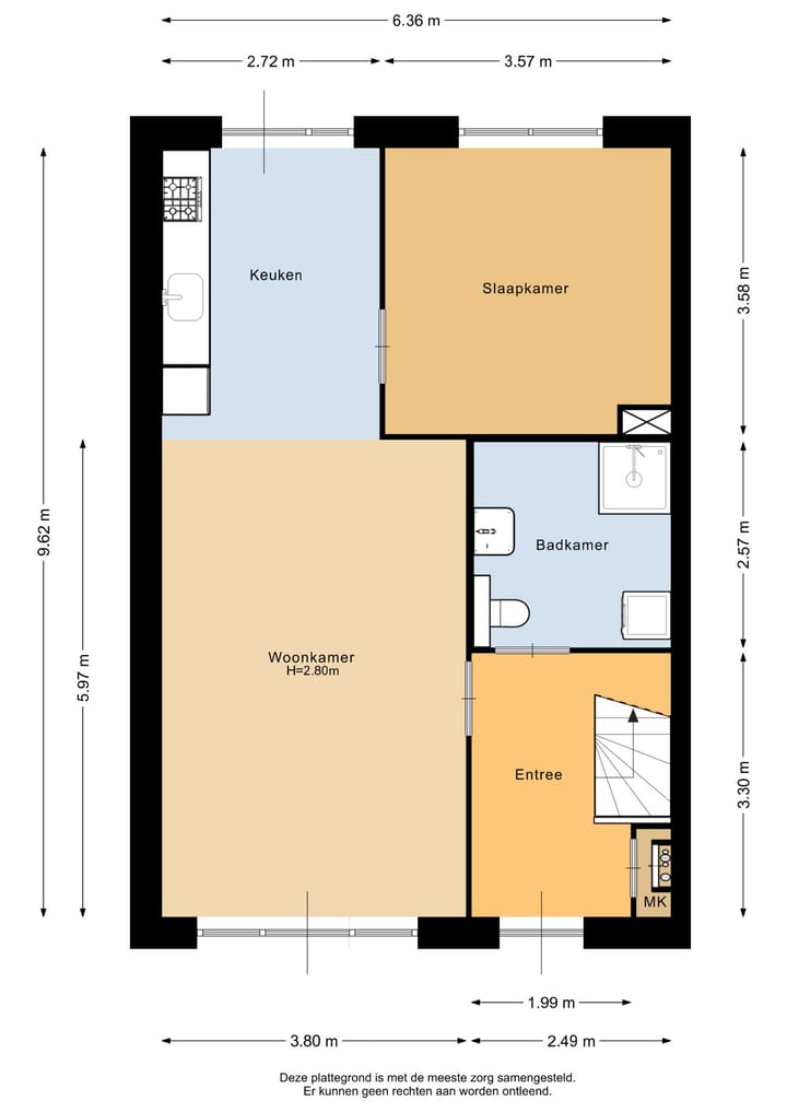 Foto 5 van Pastorietuin tussenwoning (Bouwnr. 7)