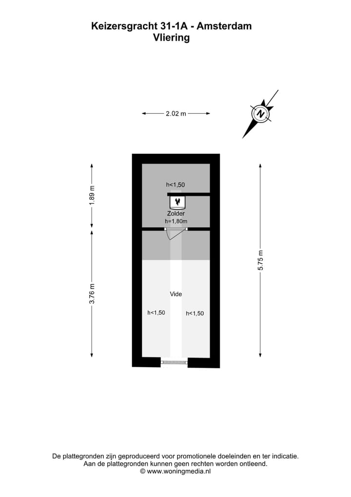 Foto 25 van Keizersgracht 31-1A