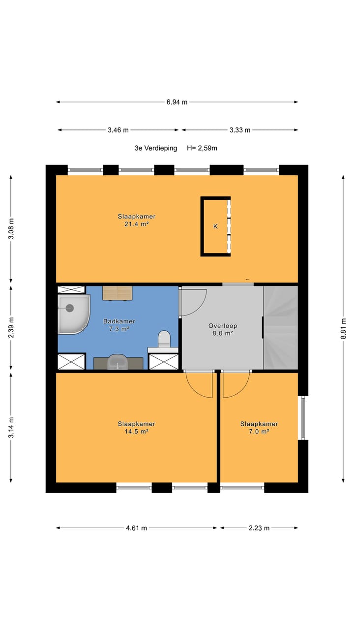 Foto 61 van Röntgenstraat 1