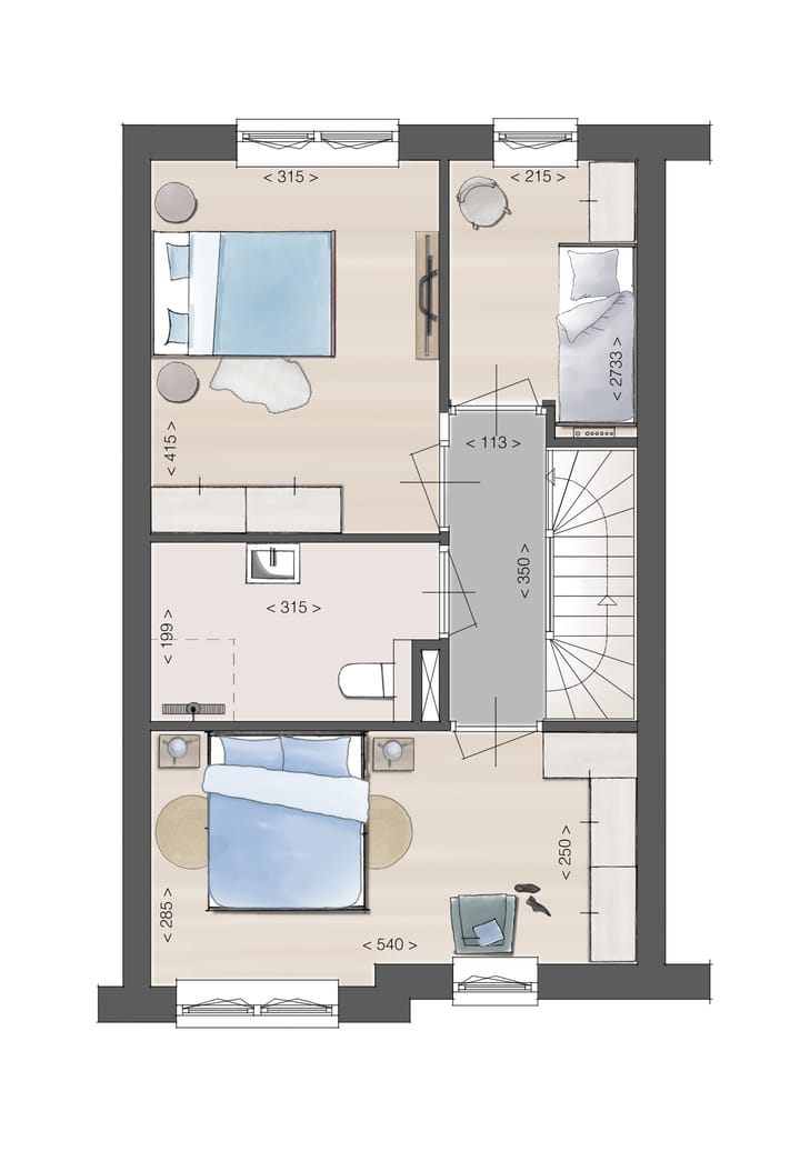 Foto 3 van Tussenwoning (Bouwnr. 62)