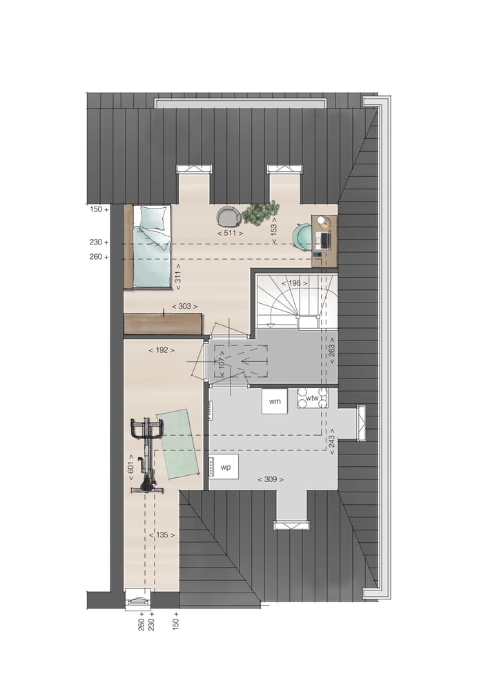 Foto 5 van Twee-onder-een-kapwoning (Bouwnr. 29)