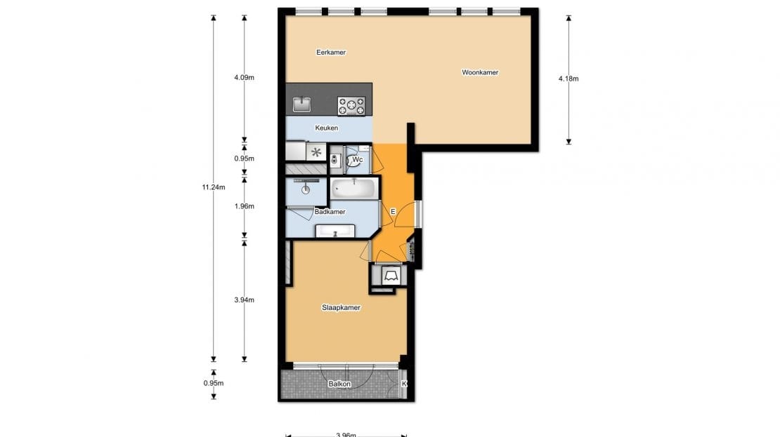 Foto 27 van Utrechtsedwarsstraat 99-3