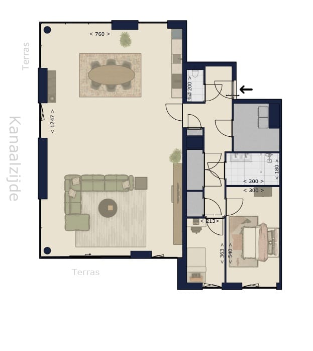 Foto 3 van Victoria | Appartement havenkanaal bnr. 11