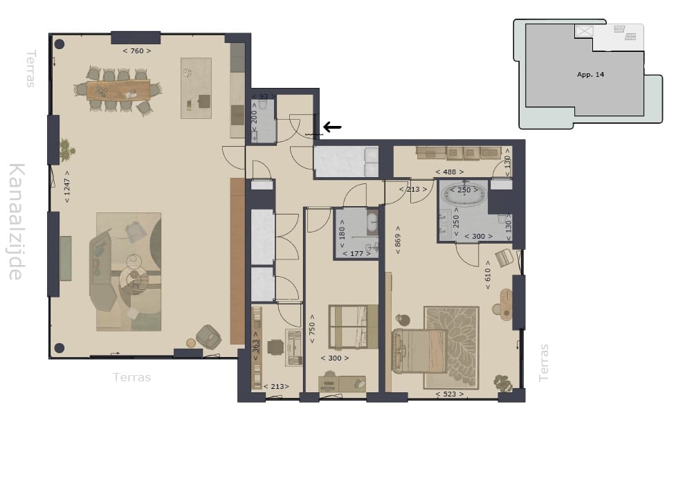 Foto 6 van Victoria | Penthouse bnr. 14