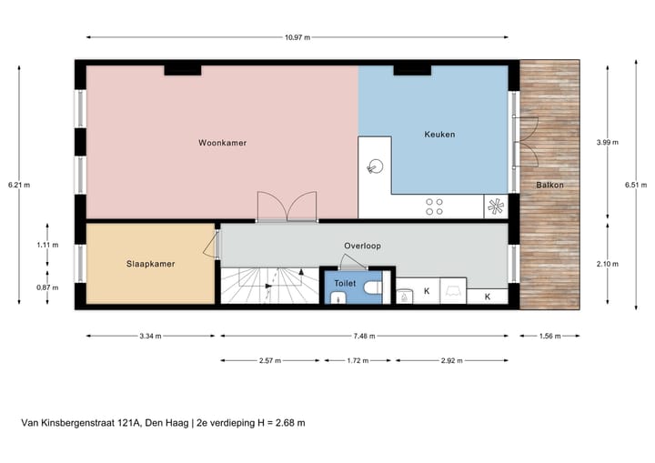 Foto 35 van Van Kinsbergenstraat 121-A