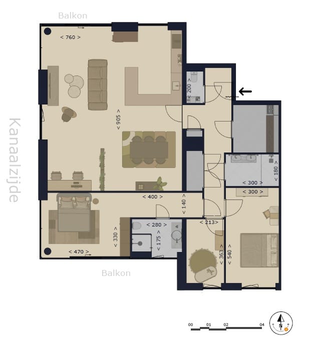 Foto 3 van Victoria | Appartement havenkanaal bnr. 9