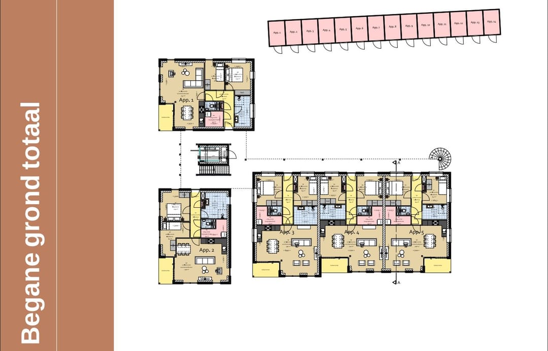 Foto 14 van Schoterhoek Nieuwehorne, 14 appartementen
