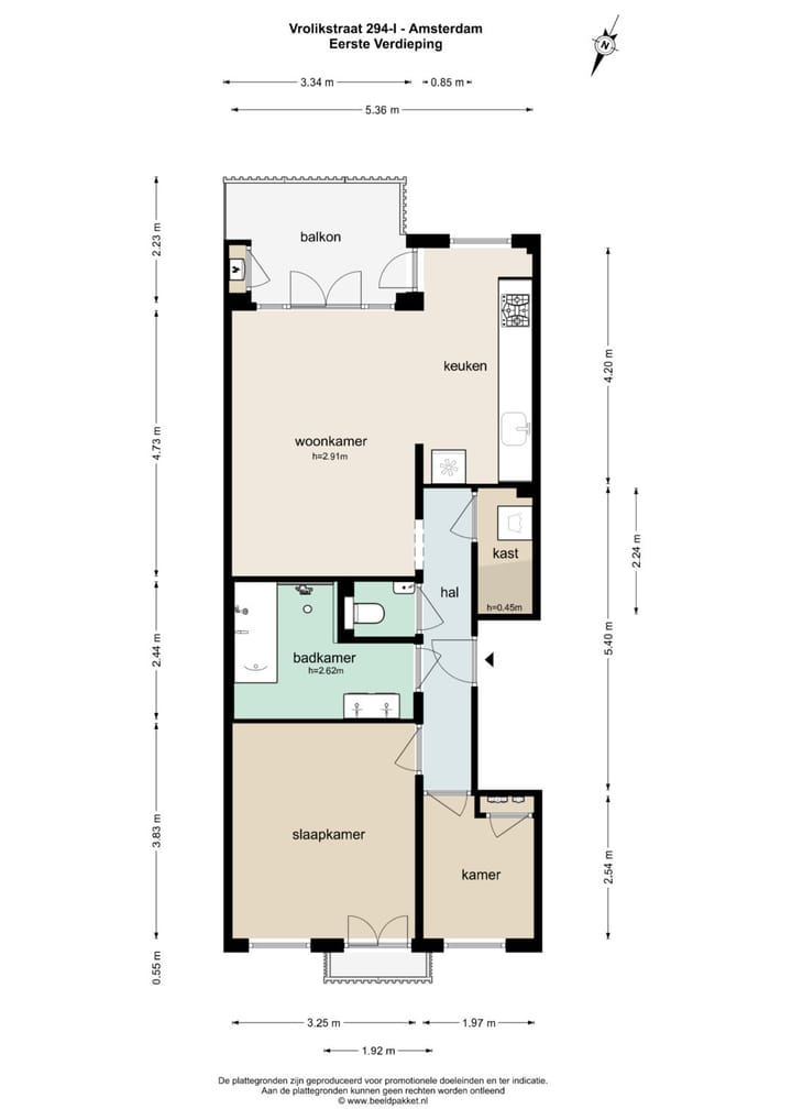 Foto 32 van Vrolikstraat 294-1