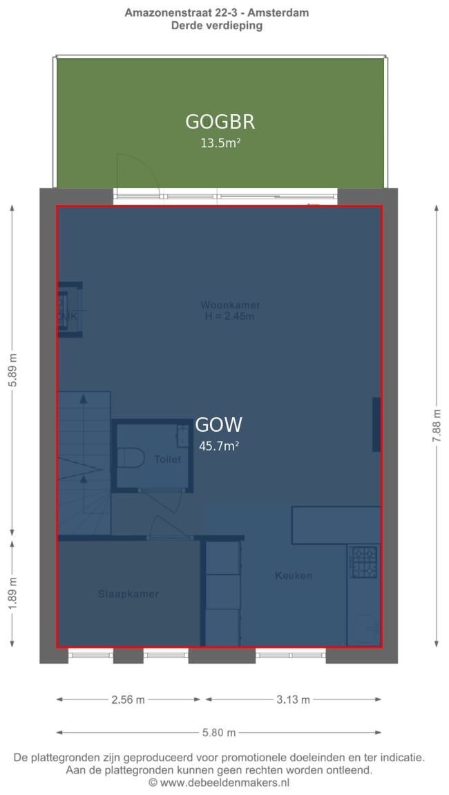 Foto 34 van Amazonenstraat 22-3