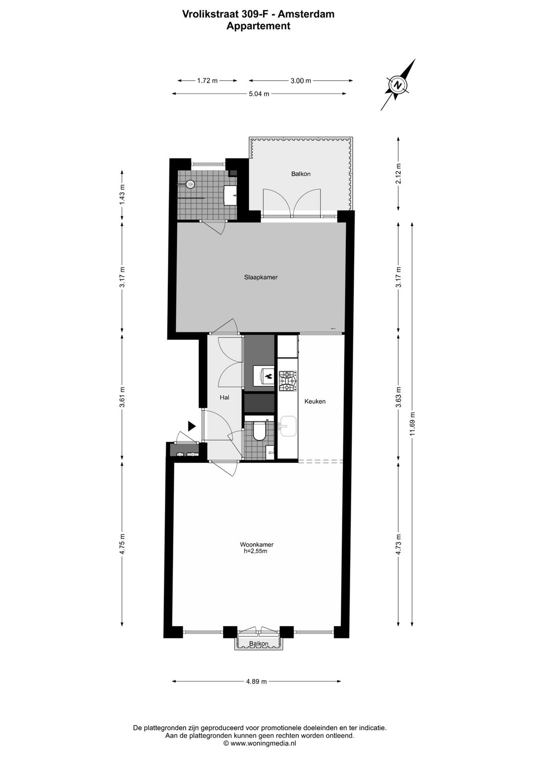 Foto 22 van Vrolikstraat 309-F