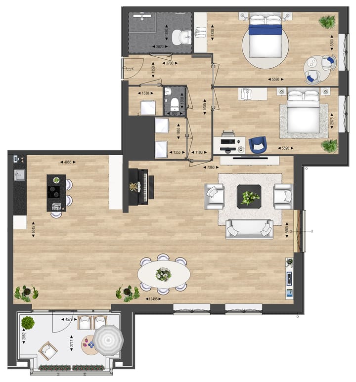 Foto 11 van Appartement type C (Bouwnr. 97)