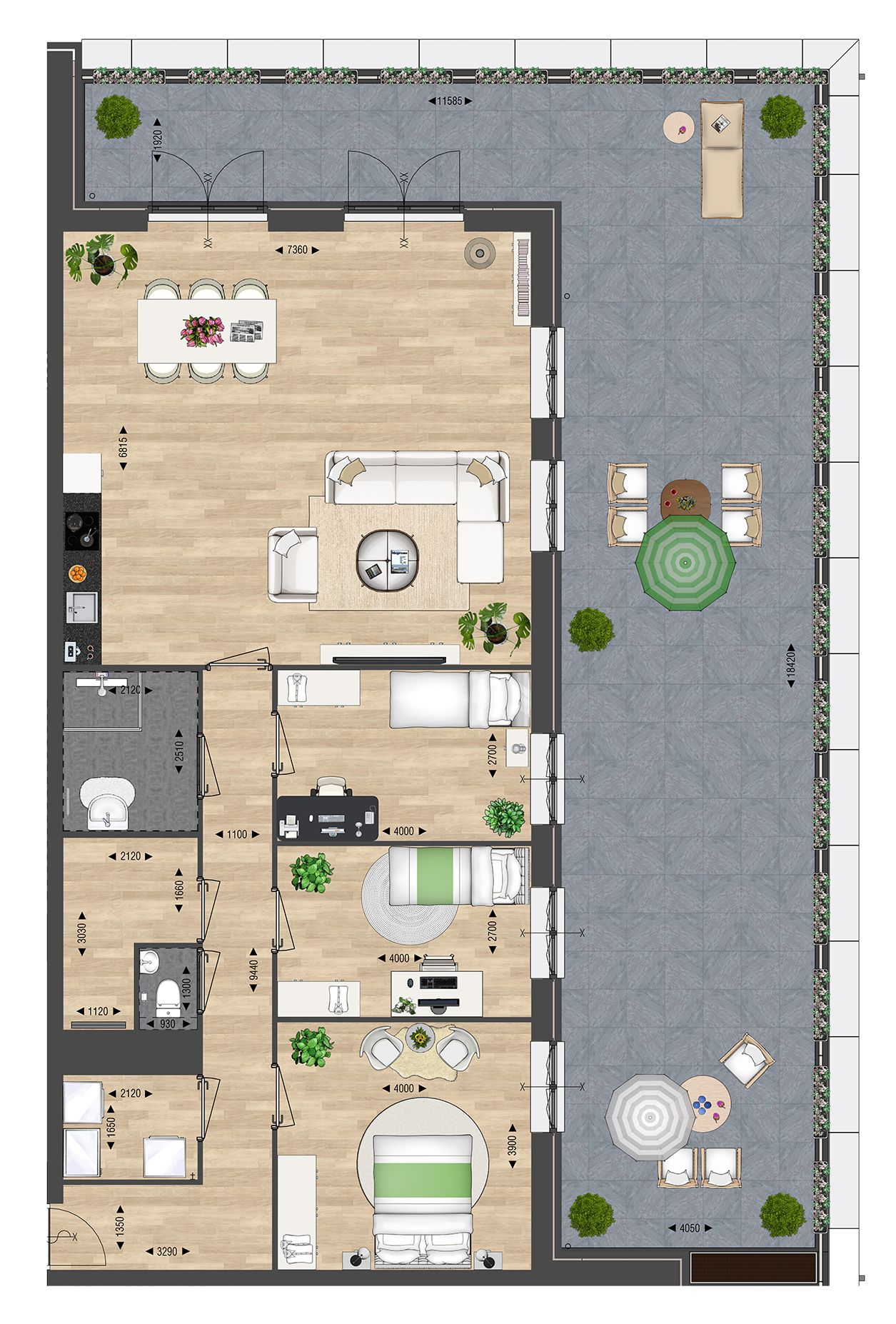 Foto 12 van Appartement type D (Bouwnr. 90)